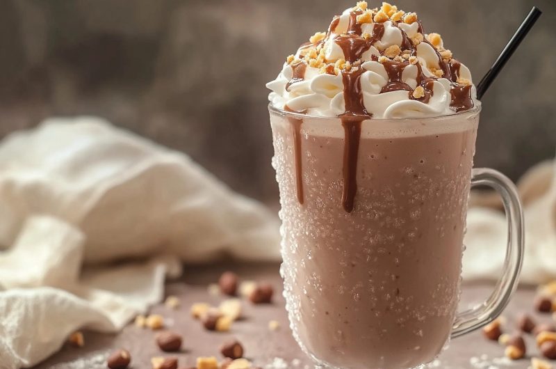 Nutella-Milkshake aus dem Ninja Slushi