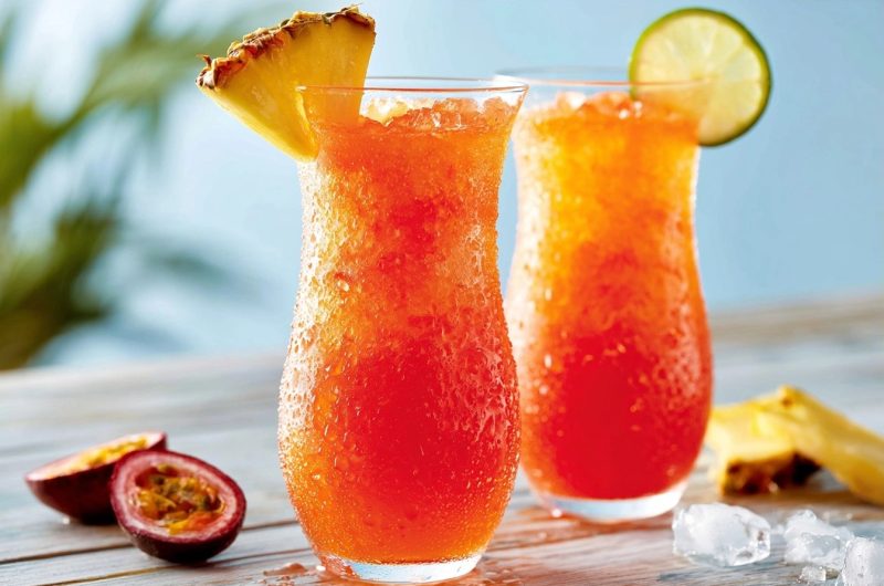 Bora Bora-cocktail uten alkohol i Ninja Slushi