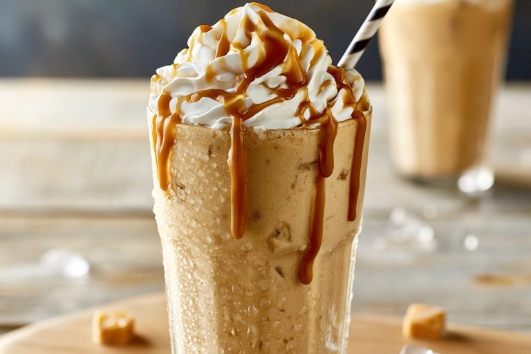 Frappuccino caramel onctueux au Ninja Slushi — photo 1