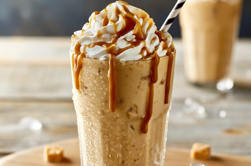 Caramel Frappuccino with Ninja Slushi