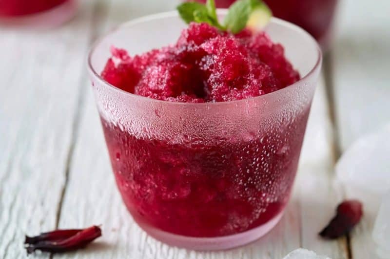 Hibiscus Granita (Bissap)