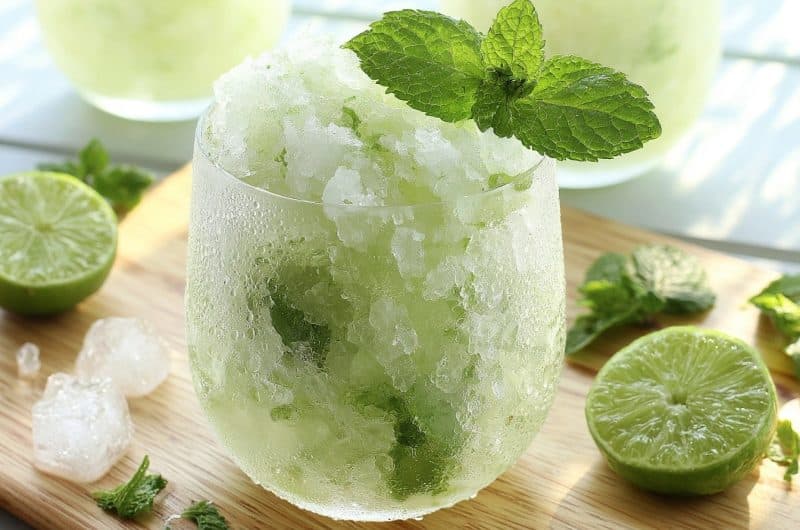 Frusen mojito med lime