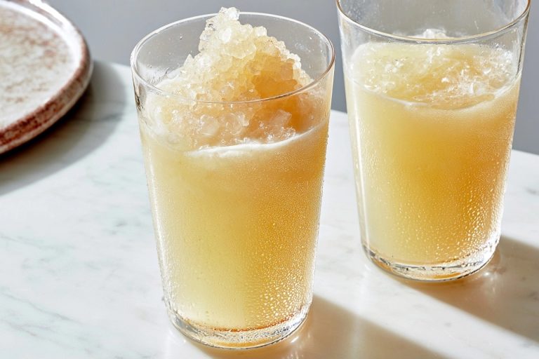 Slush givrée à la bière de gingembre sans alcool — photo 1