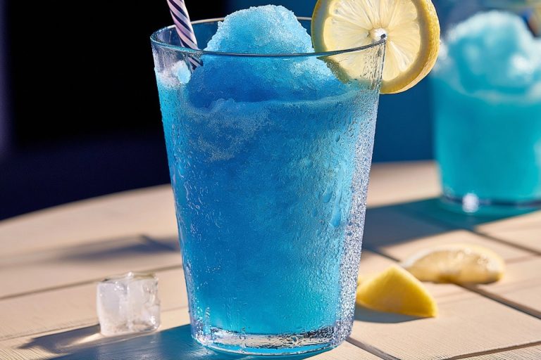 Slush bleue à la framboise au Ninja Slushi — photo 1