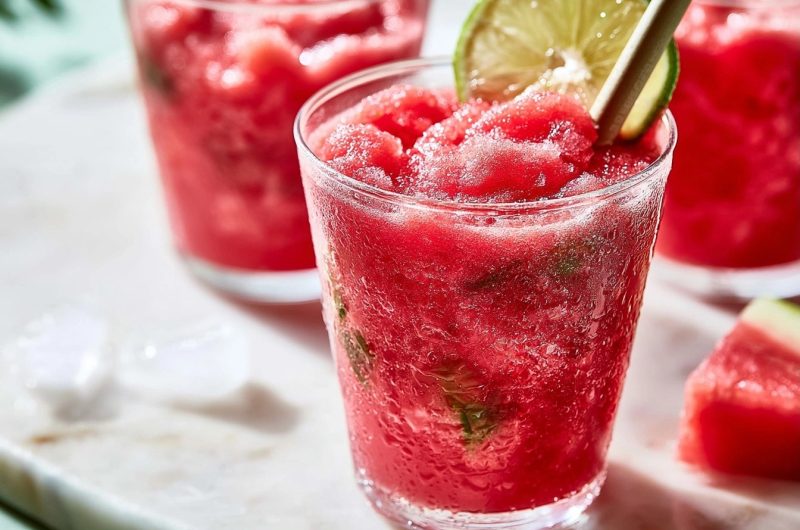 Slush pastèque maison au Ninja Slushi