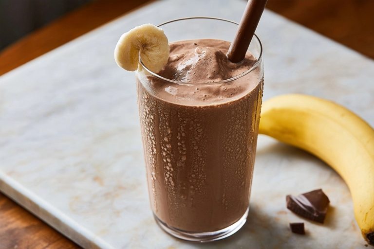 Milkshake choco banane au Ninja Slushi — photo 1