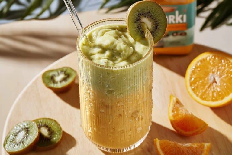 Milkshake orange kiwi au Ninja Slushi — photo 1