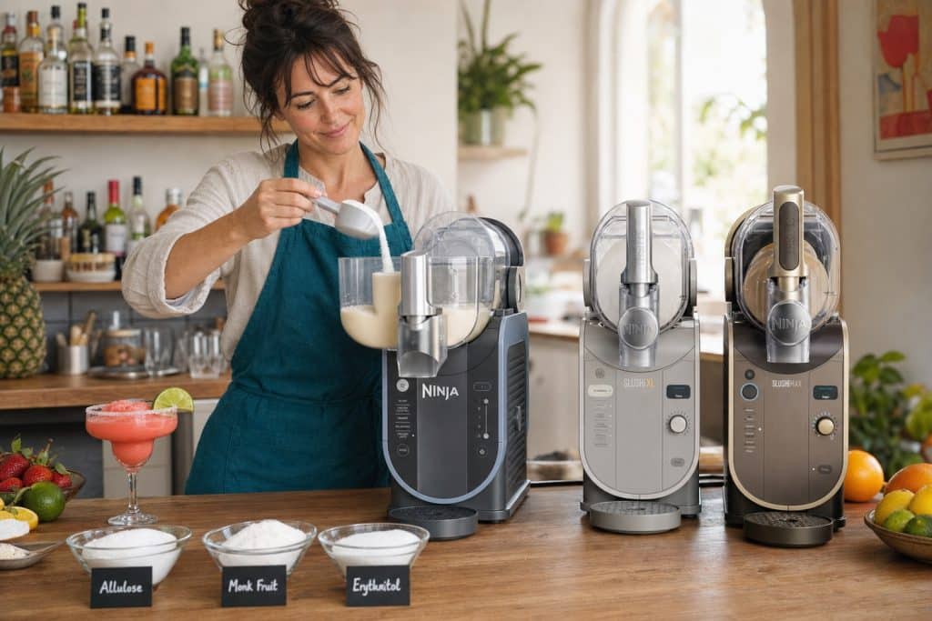 Quel édulcorant choisir pour une machine à slush : allulose, fruit du moine ou érythritol ?